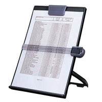 DAC - EH-17004-BLK Porte-copie Euroholder Chevalet, format lettre, noir-Courbure ergonomique procurant un bon angle de lecture
