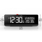 Marathon Spectrum Clock, Black-ALARM WITH SNOOZE: Easy to set alarm with snooze function (5 minute intervals)