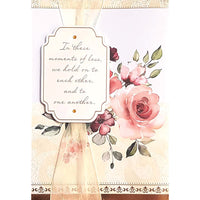 Rosedale Gold 5 1/2" x 8" Greeting Cards/Envelopes - 6 Pack-Card shop quality greeting cards.