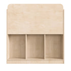 Flash Furniture - Presentoir de livres modulaire à 4 niveaux Bright Beginnings de qualite commerciale en bois pour la salle-Les bords arrondis previennent les ecorchures en cas de contact accidentel