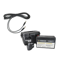 VOSKER Rechargeable 12V Battery With Water Resistant ABS Plastic Case-12-volt, 7 Ah rechargeable battery in ABS plastic case