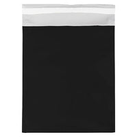 JAM Paper Foil Envelopes with Self Adhesive Closure, 9 x 12, Open End, Black, 25 Pack (1323290)-Black