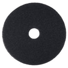 3M Industrial Heavy Duty Stripper Pads - Black - 20" - 5 Pack-Made of nylon and polyester fibres in an open textured non-woven construction