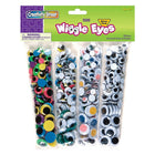 Chenille Craft Wiggle Eyes Assortment, 500 Pieces-Type: Wiggle eyes