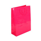 Jam Paper Gift Bags with Rope Handles - X-Large - 12 1/2" x 17" x 6" - Fuchsia Glossy - 100 Pack-Color: Fuchsia Pink