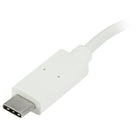 StarTech® Concentrateur USB-C à 4 ports, blanc (HB30C3A1CFBW)-Multi-plateforme universelle avec installation rapide et facile et prise en charge native dans la plupart des systèmes d’exploitation