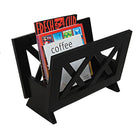 Oceanstar M1125 Contemporary Solid Wood Magazine Rack, Dark Mahogany-5 Lbs