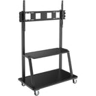 Tripp Lite - Chariot TV à roulettes pour écrans de 60po à 105 po - Noir-Dimensions : 31,00 po W x 9,00 poH x 62,00 po D