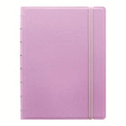 Filofax Ruled Refillable Notebook - 8-1/4" x 5-3/4" - Orchid - 112 pages-Cream-coloured paper