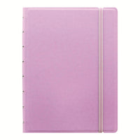Filofax Ruled Refillable Notebook - 8-1/4" x 5-3/4" - Orchid - 112 pages-Cream-coloured paper