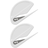Staples Letter Opener - 2 Pack-Easy to use design allows for smooth and effortless opening of envelopes