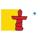 Provincial Flag, Nunavut, 36" x 60"-36" x 60" flag, rectangular shape