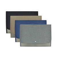 Winnable 13-Pocket Expanding File, Letter Size, Fabric Accents on the Flap, Elastic Tie and Button Closure, 13" x 9.5", Assorted-This 13 Pocket Expanding File helps you keep your documents in an organized manner