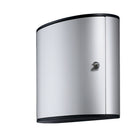 Durable Brushed Aluminum Key Cabinet with Key Lock - 18 Key - Silver-Silver