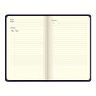 LETTS Icon Book Ruled Notebook - 7-7/8" x 5" - Navy - 235 Pages-Hard navy cover with turned edges