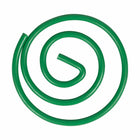 JAM Paper Colored Circular Paper Clips - Green - 2 Packs of 50-Premium paper clips made from high quality vinyl coated steel wire