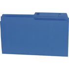 Hilroy File Folders - Legal Size - 9" x 14-7/8" - Blue - 100 Pack-10.5 point legal-size file folders