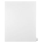 Mark Maker – Onglets séparateurs juridiques blancs, 1/25 onglets, format lettre, sans trous, numéro 25, 25/paquet-Onglets séparateurs blancs, 1/25 onglets