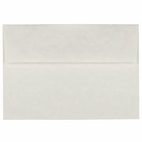 JAM Paper A7 Invitation Envelopes, 5.25 x 7.25, Parchment White Recycled, 1000 Pack (12672B)-White