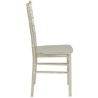 Flash Furniture HERCULES Series Champagne Resin Stacking Chiavari Chair - 2 Pack-Stack Quantity: 8
