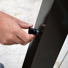 Urbann Y7 Collapsible Lectern - Aluminum - Charcoal-Customized carrying case by Pelican