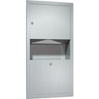 ASI Recessed Paper Towel Dispenser and Waste Receptacle (0462-AD)-Recessed paper towel dispenser
