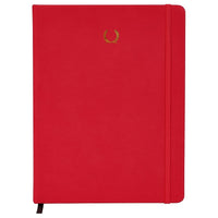 Alfred Sung Classic Softcover Notebook - 7" x 9-3/4" B5 - Red-224 lined pages per notebook
