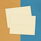 JAM Paper A2 Invitation Envelopes, 4.38 x 5.75, Strathmore Ivory Wove, 1000 Pack (900919415B)-Closure: Gum