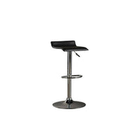 Plata Import Wendolyn Adjustable Stool, Black (ST-8109-B)-Bar Stool