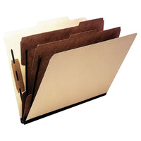Pendaflex Manila Economy Classification Folders - Letter - 15 Pack-1" capacity bonded fasteners on covers, 1" 2 way fasteners on dividers