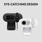 Logitech Brio 100 Full HD Webcam for Meetings and Streaming, Auto-Light Balance Built-In Mic - Graphite-8