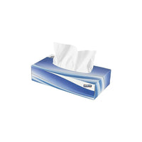Genuine Joe 2-Ply Facial Tissue - White - 100 Sheets/Pack - 30 Pack-100 tissues per box