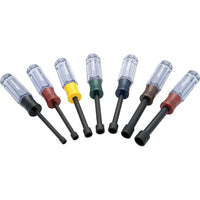 Dynamic Tools 7 Piece Metric Nut Driver Set, Acetate Handles-Contains: 5, 6, 7, 8, 9, 10, 11mm