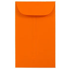 JAM Paper #3 Coin Envelopes, 2.5 x 4.25, Brite Hue Orange Recycled, 1000 Pack-Coin Envelopes