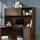 Sauder Englewood Hutch - Spiced Mahogany (426915)-Desk Hutch