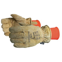 Superior Glove, Works Ltd. - Gants de congélation en cuir fendu avec manchette en tricot, 3 paires/paquet (678AFTLK)-Dimensions : Très grand