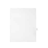 Mark Maker Legal Exhibit Index Tab White Single Tabs, 1/15th Cut, Letter Size, No Holes, Letter Y, 25 Pack-White Single Tabs, 1/15th Cut