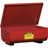 Justrite Steel Bench Top Rinse Tanks, 35 1/4" x 16" x 12", 22 Gal-Large parts (up to 16" x 35") can be totally immersed