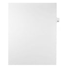 Mark Maker – Onglets séparateurs juridiques blancs, 1/25 onglets, format lettre, sans trous, numéro 132, 25/paquet-Onglets séparateurs blancs, 1/25 onglets