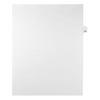 Mark Maker – Onglets séparateurs juridiques blancs, 1/25 onglets, format lettre, sans trous, numéro 132, 25/paquet-Onglets séparateurs blancs, 1/25 onglets