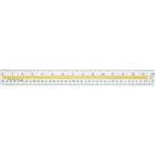 Westcott 38cm/15" Data Highlight Ruler-Inch and metric rule with clear start and end points for precise measuring