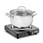 Salton Portable Cooktop - Single Coil-Variable temperature control knob and indicator light