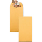 Quality Park Gummed #7 Coin Envelopes - 6-1/2"W x 3-1/2"L - Kraft - 500 Pack-Ideal for many uses, each box of Quality Park #7 coin and small parts envelopes are great for for your home and office needs!