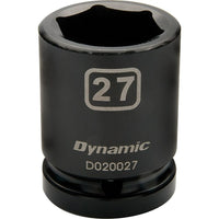 Dynamic Tools 3/4" Drive 6 Point Metric, 35mm Standard Length, Impact Socket-Size: 35 mm