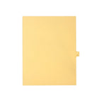 Mark Maker Legal Exhibit Index Tab Buff Single Tabs, 1/26h Cut, Letter Size, No Holes, Letter O, 25 Pack-Buff Single Tabs, 1/26th Cut