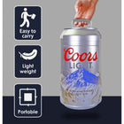 Coors Light Portable 8 Can Mini Fridge-12V DC/110V AC adapters included