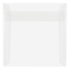 JAM Paper 9 x 9 Square Envelopes, Clear Translucent Vellum, 1000 Pack (2851355B)-Clear