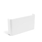 Poppin Wall Pocket - White-Made of sturdy plastic polystyrene with a matte finish
