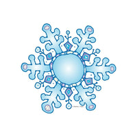 Carson Dellosa D.J. Inkers Snowflakes Cut Out, 108 Pack (DJ-620009)-Multi-Colour