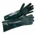 Forcefield Double-Dipped Premium PVC Coated Chemical Resistant Gloves - 14" - Green-General purpose, PVC